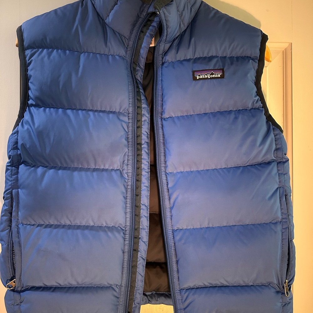 Patagonia Kids Blue Puffer Vest